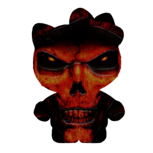 Hello Kitty demon skull