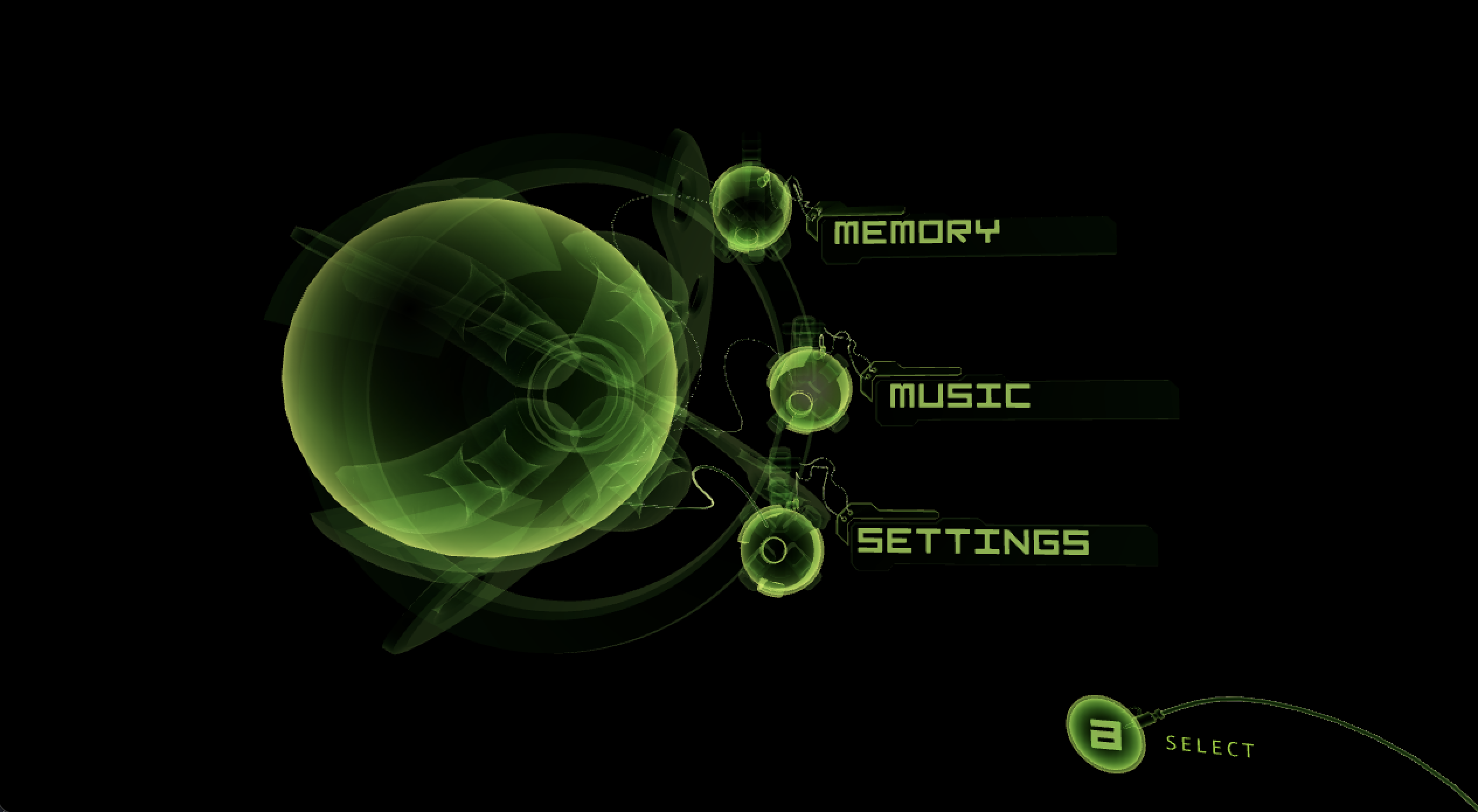 Build 3521 -- 3-pod menu, Games removed