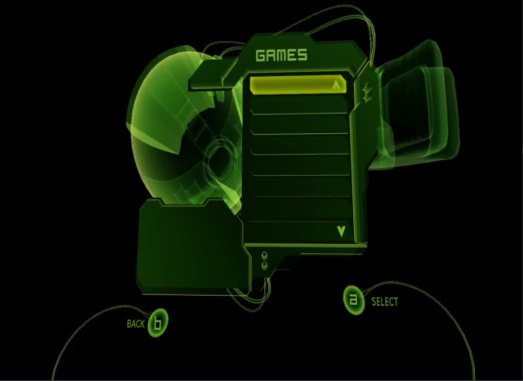 Internal game launcher from alpha XIPs